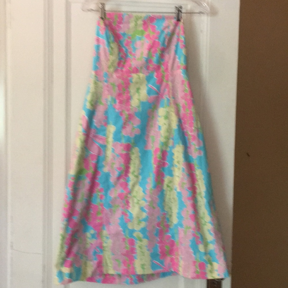 Lilly Pulitzer strapless dress